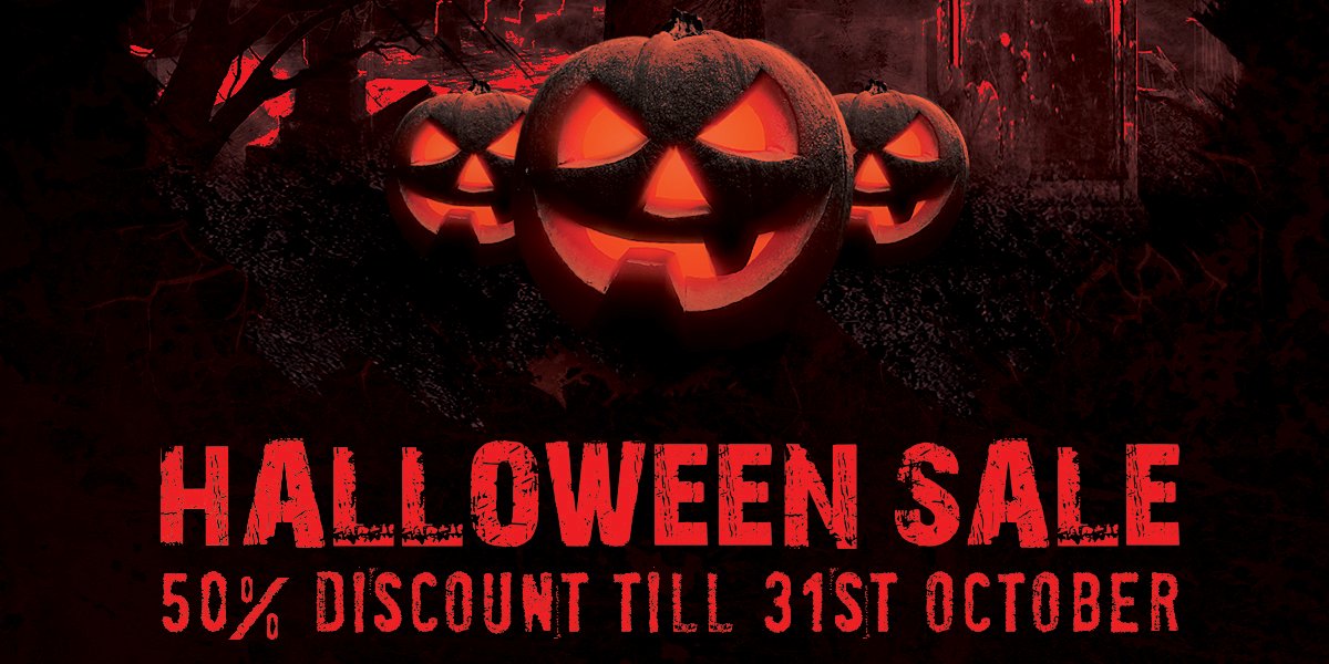 Halloween Sale 2022 sample packs and synth presets on discount