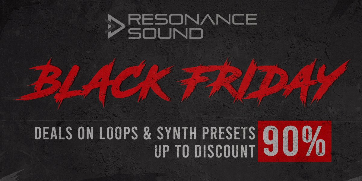 Black Friday Deals 2022 sales on synth presets loops and vst plugins