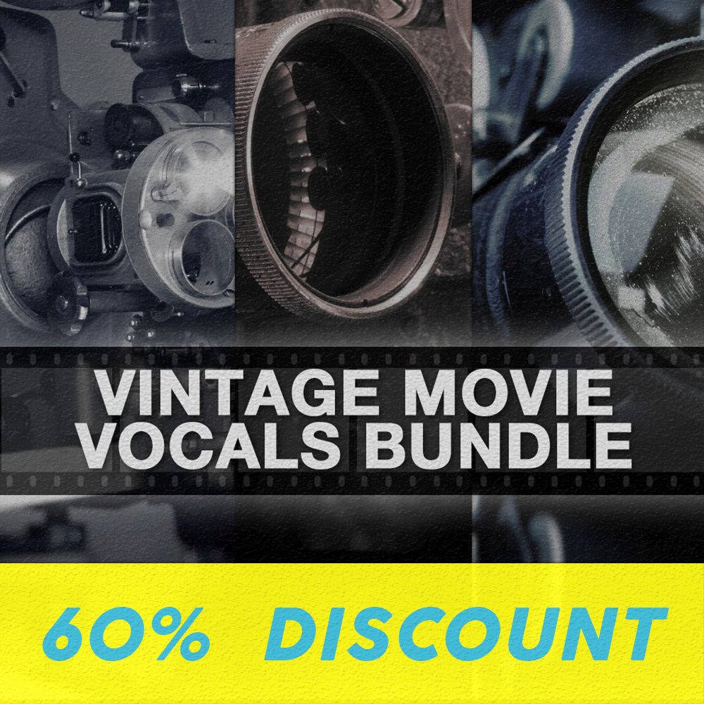 bundle of old vintage movie vocals