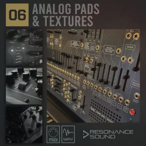 analog samples recorded with rare hardware synthesizers