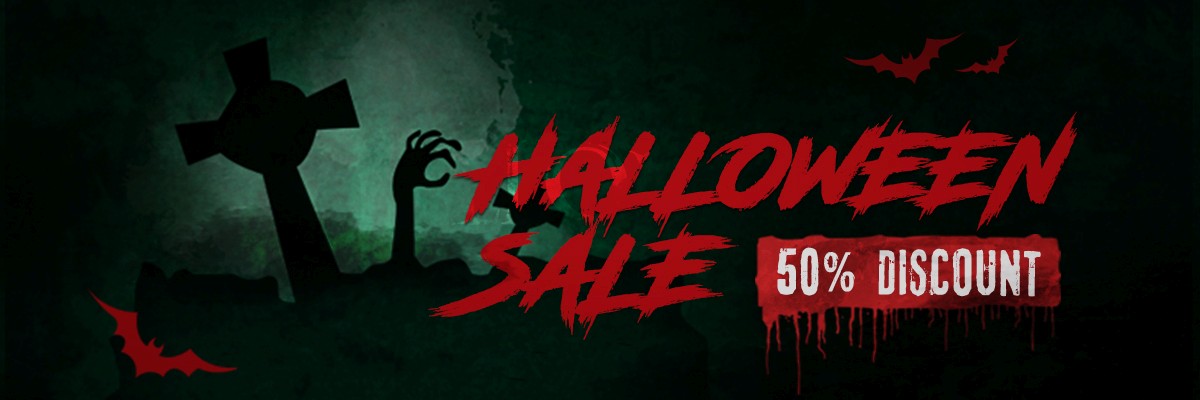 Halloween Sale 2023 deals and discounts on sample packs and synth presets