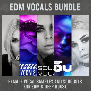 black friday deals for 5 female vocals sample packs for EDM