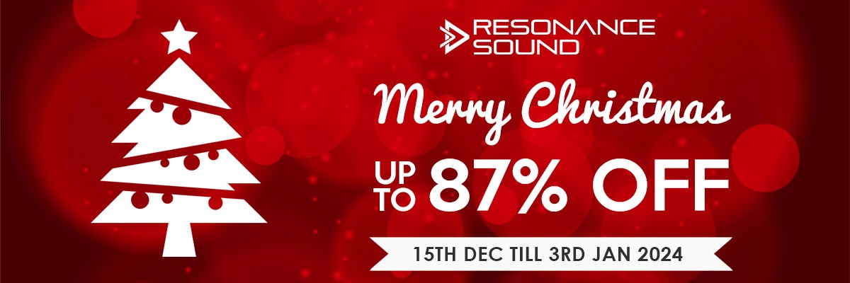discounts on sample packls, synthesizer presets and more during xmas
