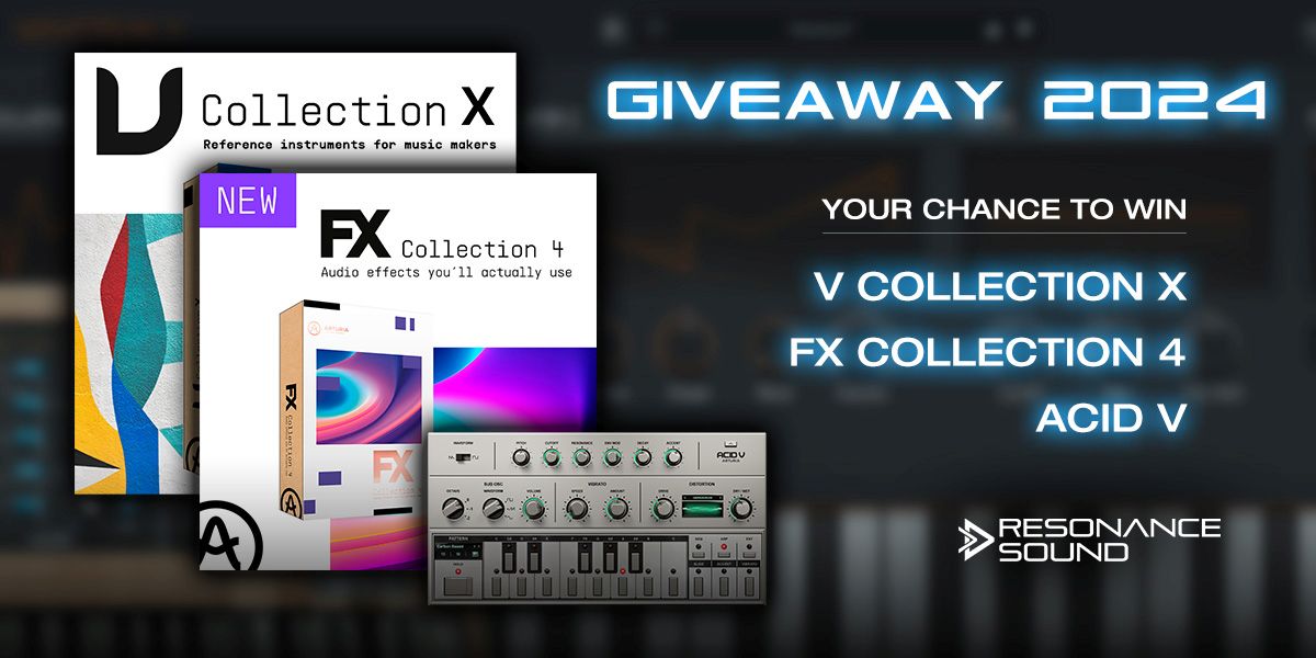 A new giveaway with the chance to win selected vst plugins and bundles by Arturia