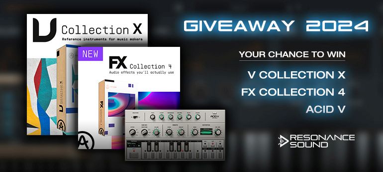 A new giveaway with the chance to win selected vst plugins and bundles by Arturia