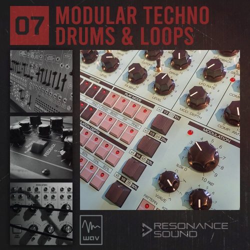 collection of analog processed modular techno samples