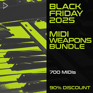 700 MIDI files for deep house, EDM and future bass with 90% discount during Black Friday 2025