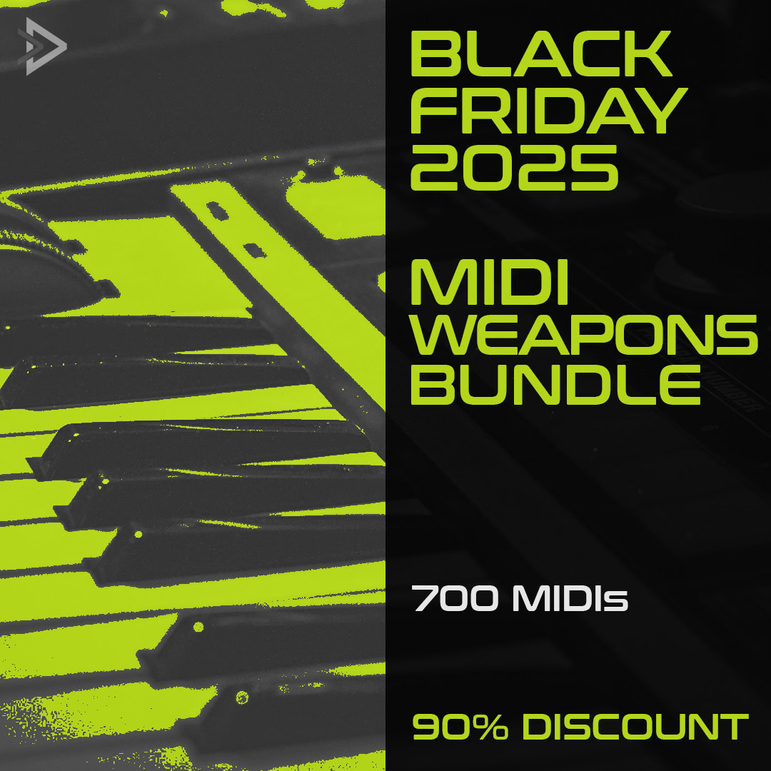 700 MIDI files for deep house, EDM and future bass with 90% discount during Black Friday 2025